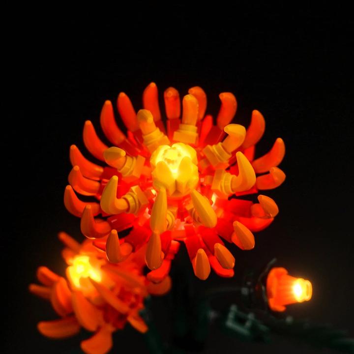 BrickBling LED Licht Set für LEGO - Chrysantheme (10368)