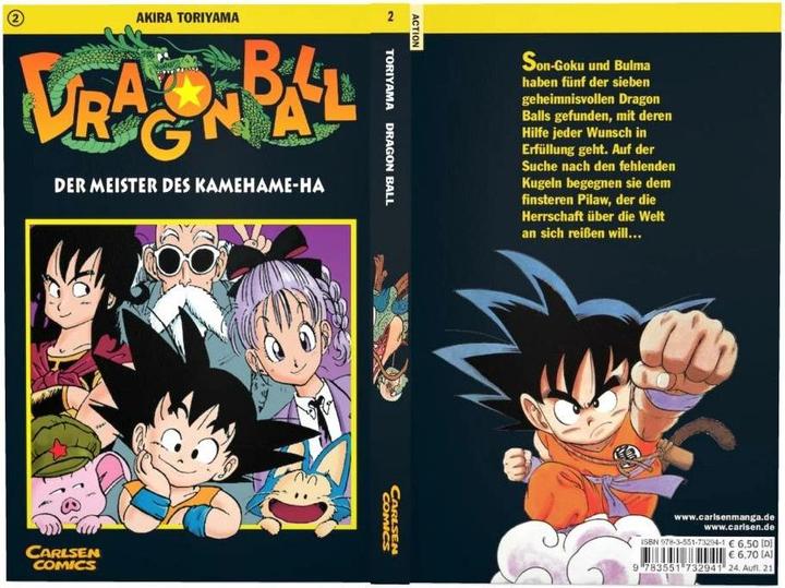 Actual product image Dragon Ball, Band 2 (German, Akira Toriyama, 1997)