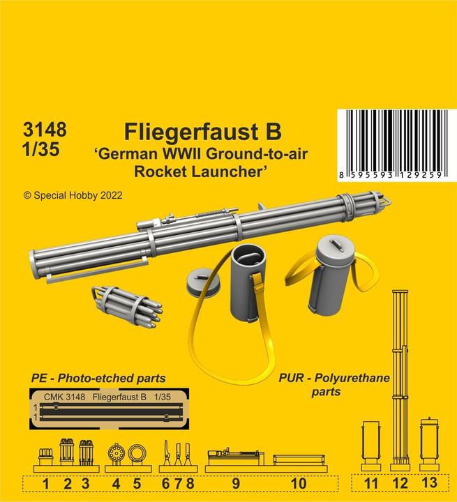Image du produit CMK Fliegerfaust B French WWII ground-to-air rocket launcher