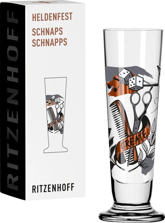 Produktbild Ritzenhoff Schnapsglas Heldenfest (0.52 dl, 1 x, Schnapsgläser + Shotgläser)