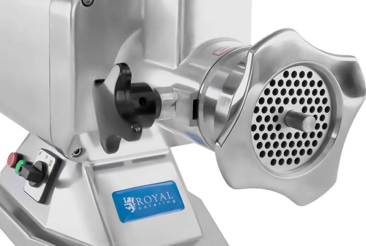 Produktbild Royal Catering Fleischwolf Edelstahl 1 Messer 1100W 220 Kg H Metzgerei Ladenwolf Elektrischer