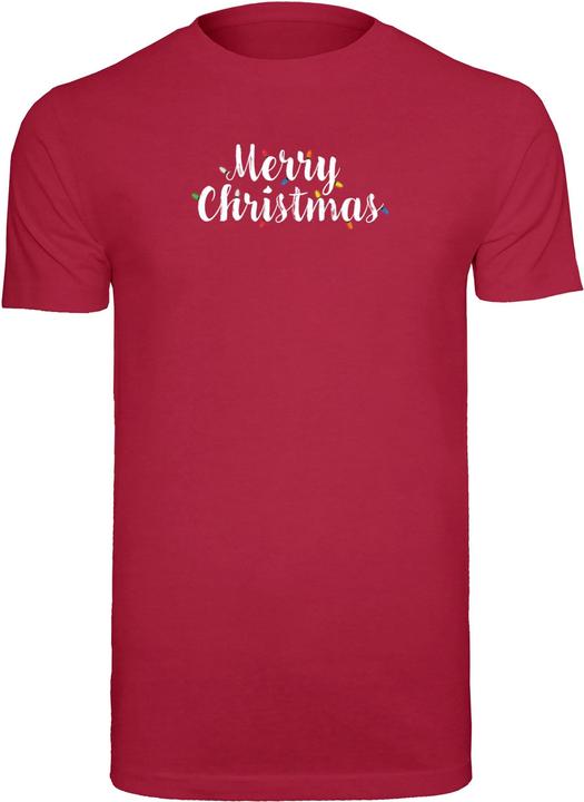 Merchcode Merry Christmas Lights T-Shirt Round Neck - 111717 (L)