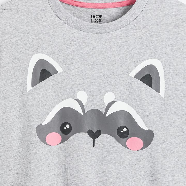 Actual product image La Redoute Collections 3-pack of short pyjamas with animal motifs (158)