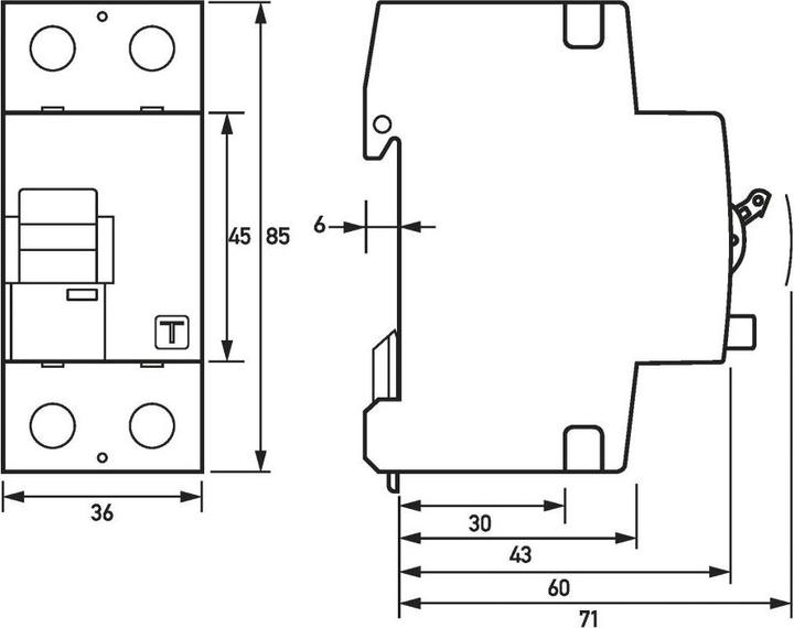 Produktbild Doepke DOEP DFS2-016-2/0,01-A Fi-Schalter 16A 0,01A 2p