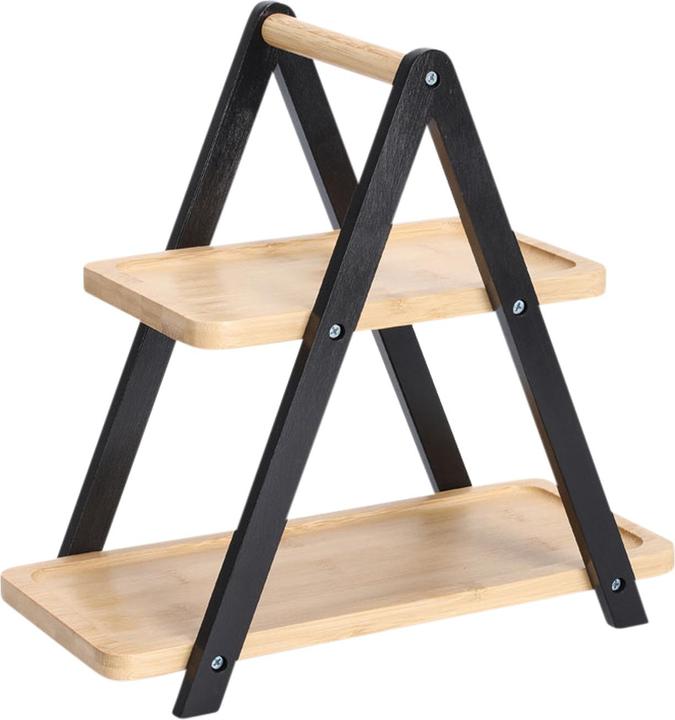 Zeller Present Etagere, bamboo, black