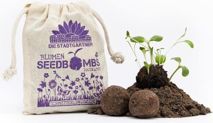 Actual product image Die Stadtgärtner Seed bombs butterfly meadow (Lawn reseed)