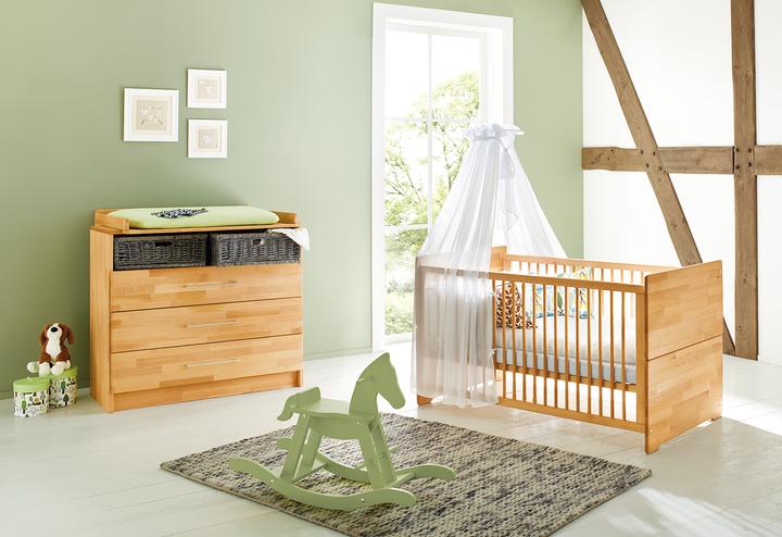 Produktbild Pinolino Sparset Natura breit (Babybett, Wickelkommode)