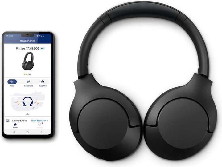 Actual product image Philips TAH8506 (ANC, 45 h, Wireless, Cable)