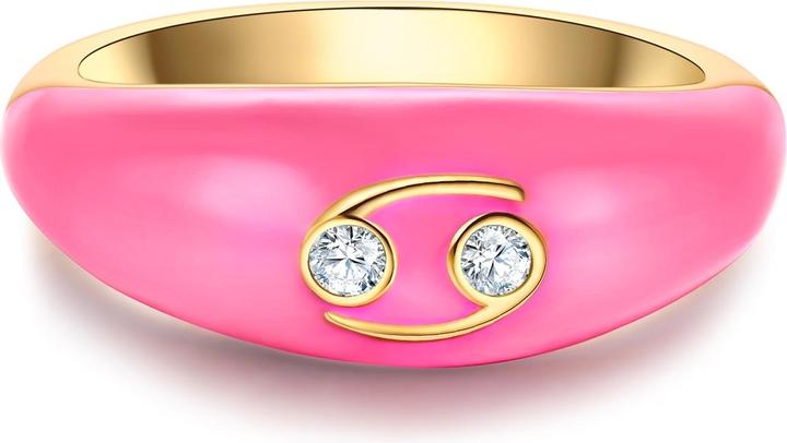 Produktbild Glanzstücke München Damen Ring Sternzeichen Krebs - 35964 (50, 925 Silber)