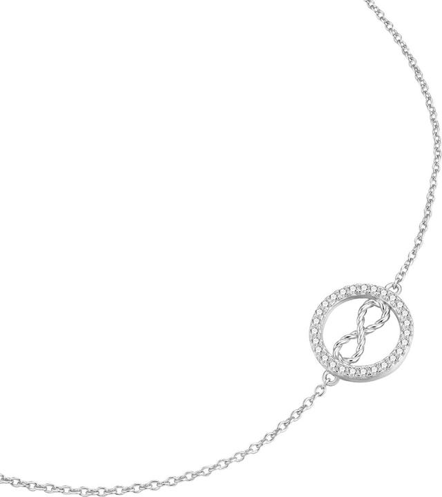 Immagine prodotto Rafaela Donata Damen Armband Infinity - 37636 (18 cm, Argento)