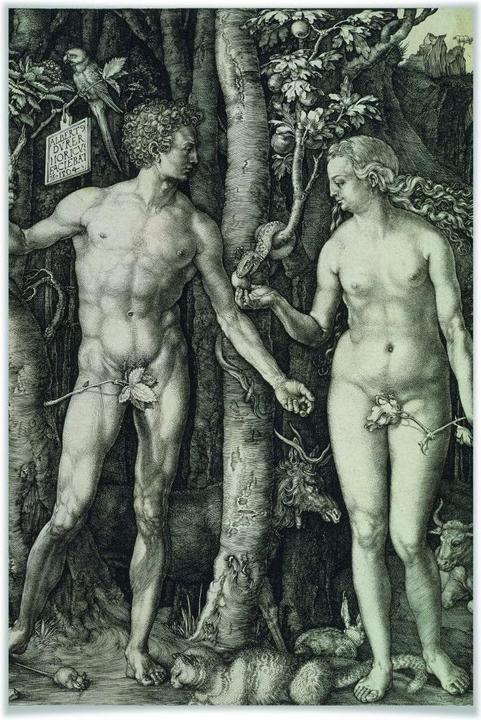 Produktbild Trenddeko Dürer - Adam und Eva (60 x 90 cm)