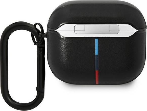 Image du produit BMW BMA322PVTK AirPods 3 gen cover czarny/black Leather Curved Line (Sac pour écouteurs)