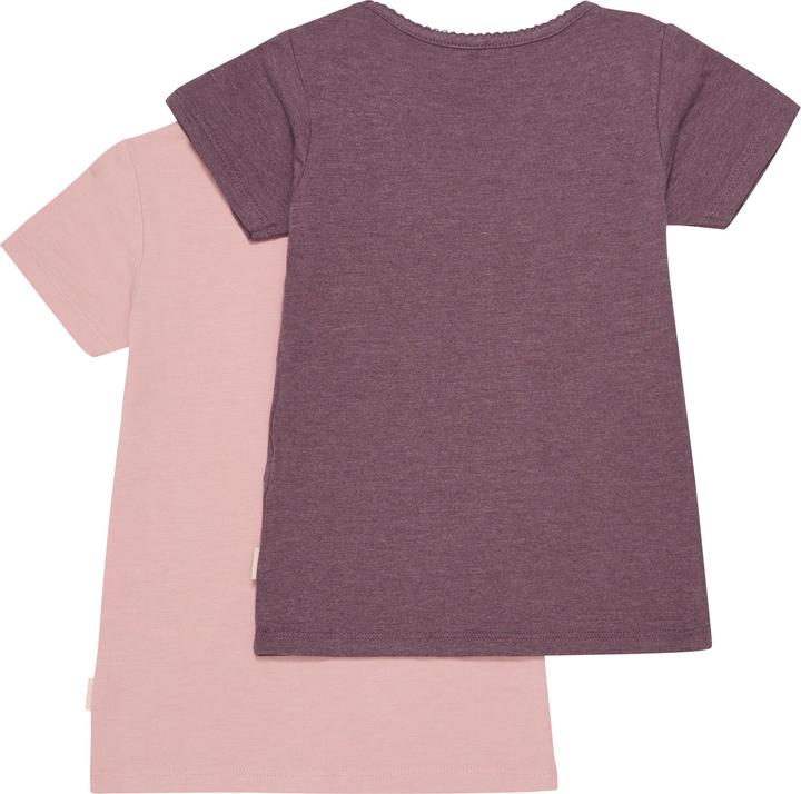 Produktbild Minymo T-Shirt 2er Set Misty Rose Gr. 128 (128)