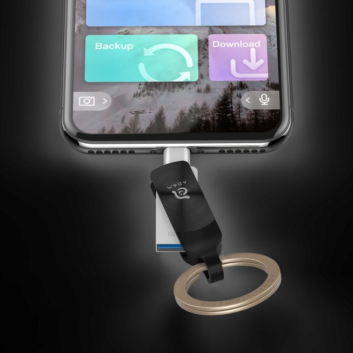 Produktbild Adam Elements iKlips Duo+ (64 GB, USB-A, USB-C)