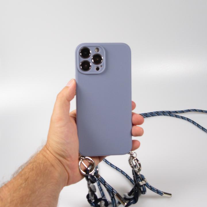 Image du produit PhoneLook Coque Gel silicone avec corde collier & chaîne de pierre décorative (Apple iPhone 13 Pro Max)