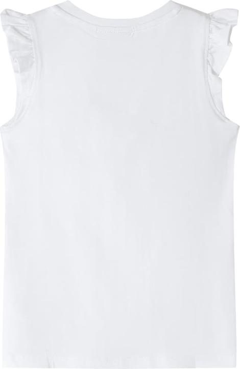 Immagine prodotto VidaXL Maglietta da bambino con maniche a balze Ecru 104,Materiale: 95 (104)