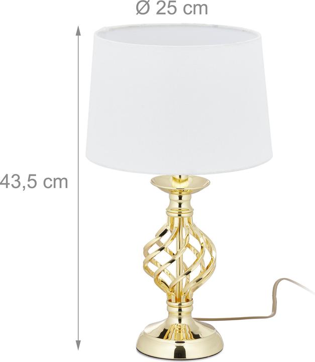 Image du produit Relaxdays Lampe de table (E14)