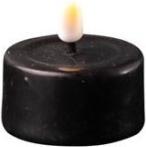 Deluxe Homeart Bougies chauffe-plat LED Noir (2 x)