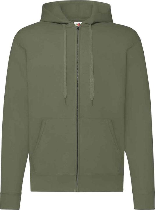 Fruit of the Loom Classic Hoodie mit durchgehendem Reissverschluss