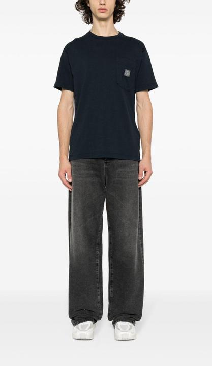 Actual product image Stone Island T-shirts And Polos Blue (M)