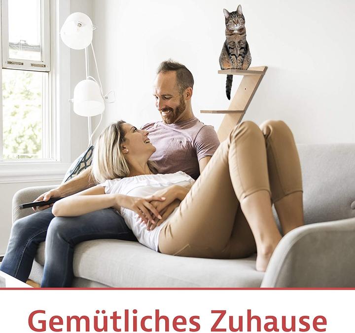 Produktbild Elmato Katzenstufentreppe (85 cm, Brown, Beige)