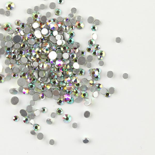 Produktbild BrillBird Strasssteine SS3 Crystal AB 100stk (Nagellacktrockner)