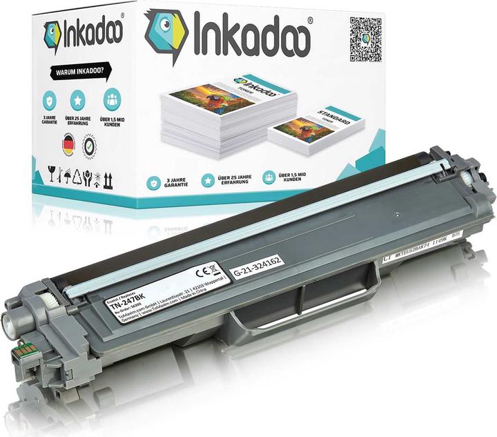 Image du produit Inkadoo Toner compatible pour Brother TN243, TN247 (CF)