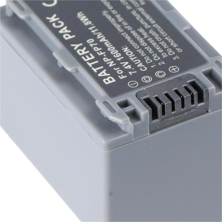 Image du produit AccuCell Batterie Sony NP-FP60 Caméscope (Batterie de l'appareil photo)