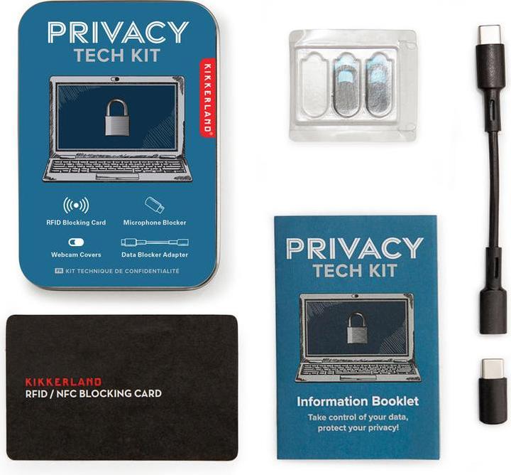 Image du produit Kikkerland Privacy Tin Kit