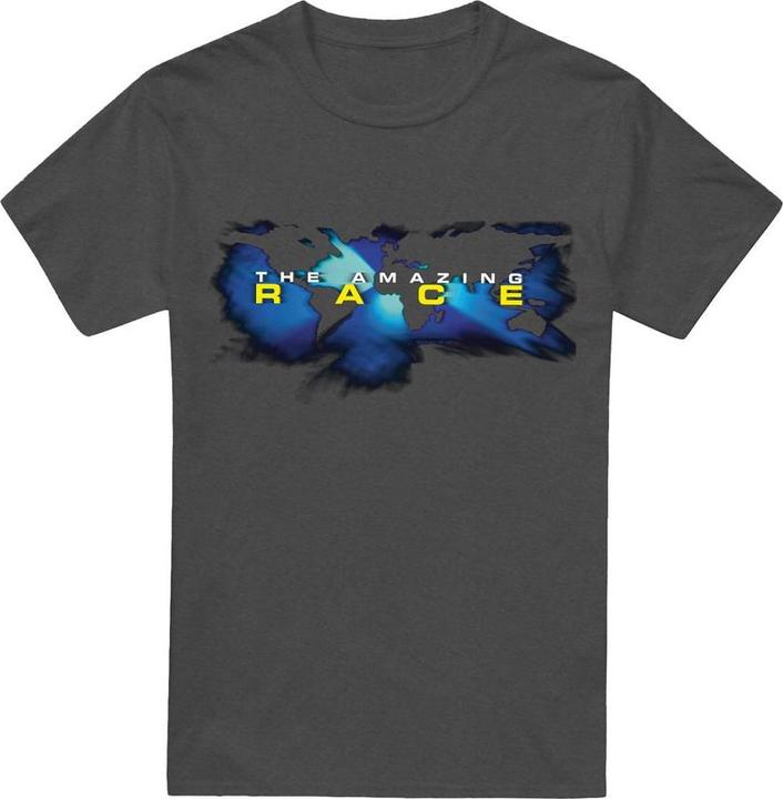 Immagine prodotto The Amazing Race Maglietta Globo Scolorito Adulto Unisex (L)