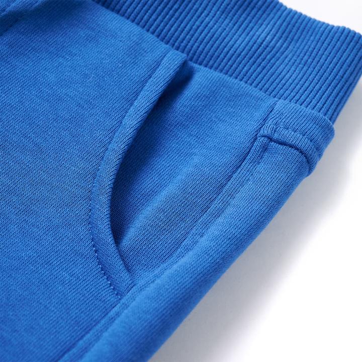Immagine prodotto VidaXL Pantaloni della tuta da ginnastica per bambini blu 104,Materiale: 80 % cotone. 20 (104)
