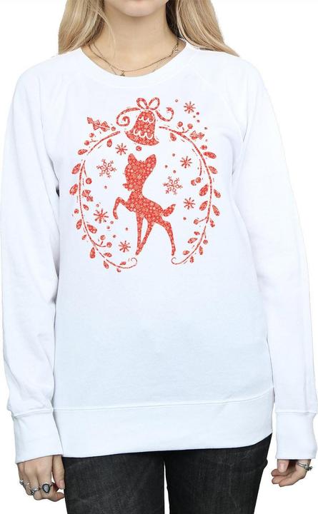 Immagine prodotto Disney Bambi Christmas Wreath Felpa Donna (M)