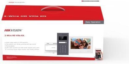 Produktbild Hikvision DS-KIS704EY-ACW2/Aluminium 2-Draht HD KIT (Funk)