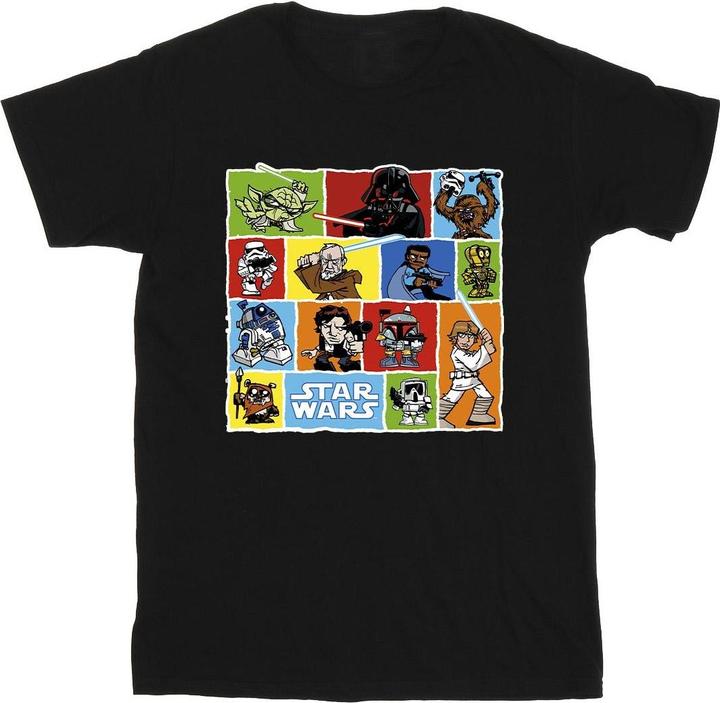 Star Wars Comic Drawing Montage TShirt Jungen
