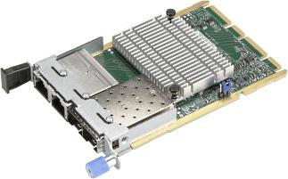 Actual product image Supermicro Add-on Card AOC-ATG-i2T2SM AIOM 4 Port RJ45/SFP+
