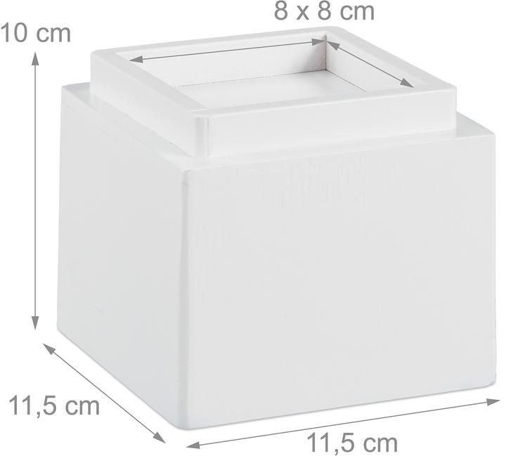 Image du produit Relaxdays Rehausseurs meuble lot de 4, hauteur 14 cm