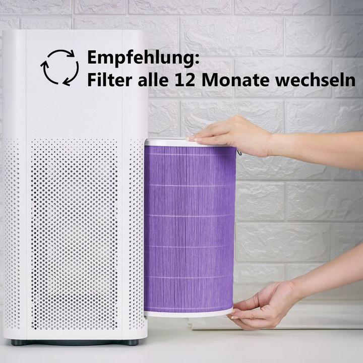 Produktbild Hermex Alternatives HEPA- & Aktivkohlefilter-Set zu Xiaomi Mi Air Purifier 3H (1 x)