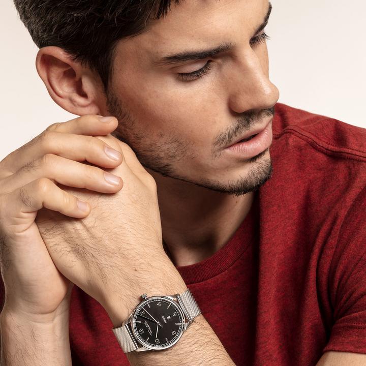 Immagine prodotto Thomas Sabo Codice TS Argento Nero Argento (Orologio da polso analogico, 40 mm)