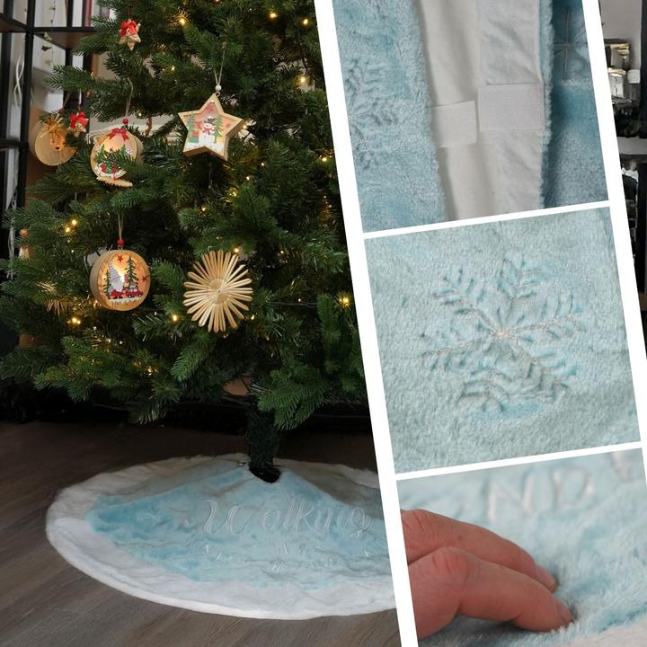 Produktbild Hermex Tannenbaum-Rock Christbaum-Decke Weihnachtsbaummatte Weihnachtsbaum-Teppich Baumrock (1 -teilig)