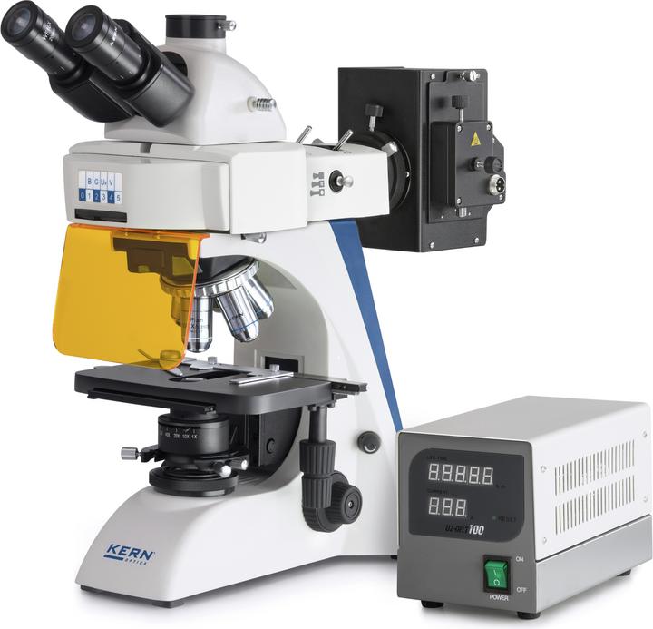 Kern Microscoop met doorvallend licht (fluorescentie) / 4/10/20/40/100