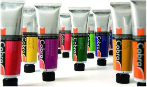 Image du produit Talens Huile Cobra aquarellable Noir lampe 702 (Noir de fumée, 40 ml)