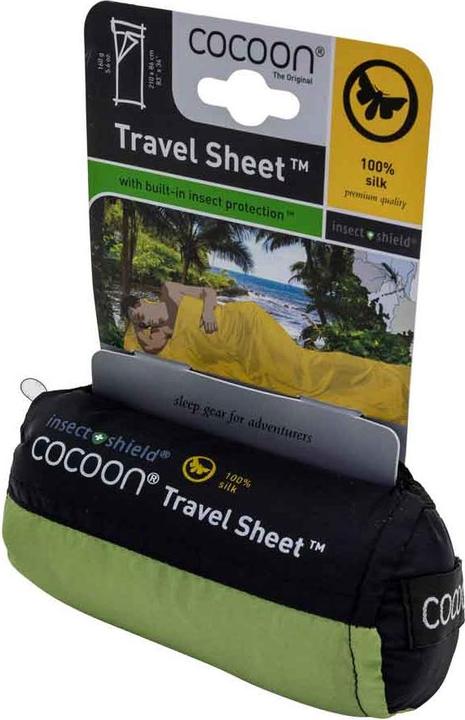 Actual product image Cocoon Insect Shield TravelSheet Inlet Silk (220 cm)