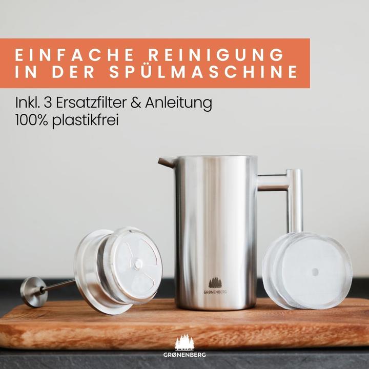 Produktbild Groenenberg French Press aus Edelstahl (1 l)