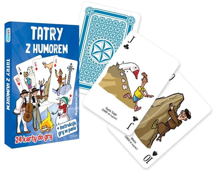Immagine prodotto Jako Carte da gioco. Monti Tatra con umorismo