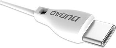 Produktbild Dudao cable USB Type C 2.1A 2m white (L4T 2m white) (2 m, USB 2.0)