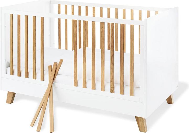 Produktbild Pinolino Sparset 'Pan' breit (Babybett, Wickelkommode)
