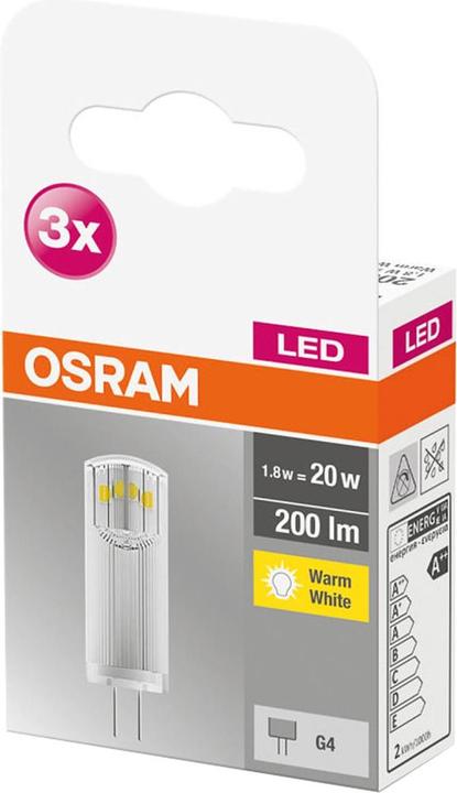 Produktbild Osram Led Base Pin G4 (G4, 1.80 W, 200 lm, 3 x, F)