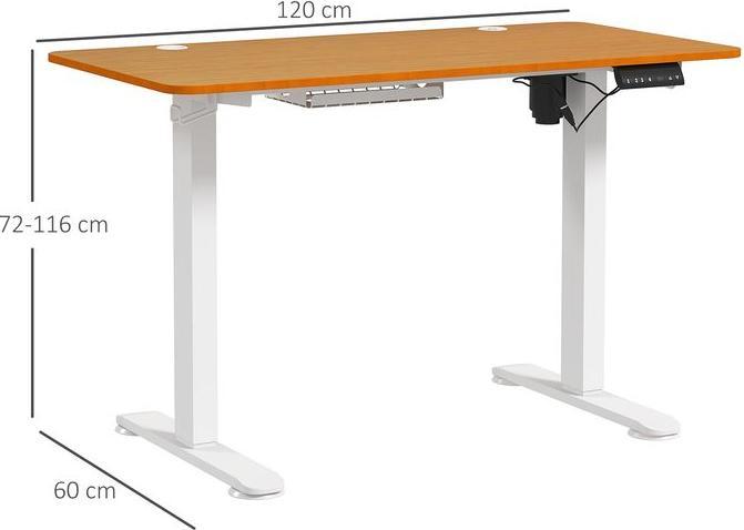 Produktbild Swisshandel24 Schreibtisch (120 x 60 x 116 cm)