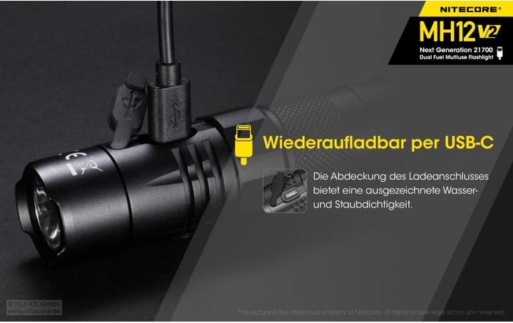 Image du produit Nitecore MH12 V2 - 1200 lumens (15.80 cm, 1200 lm)
