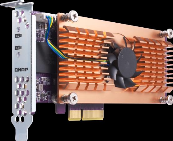 Actual product image QNAP DUAL M.2 SQM2-2P-244A